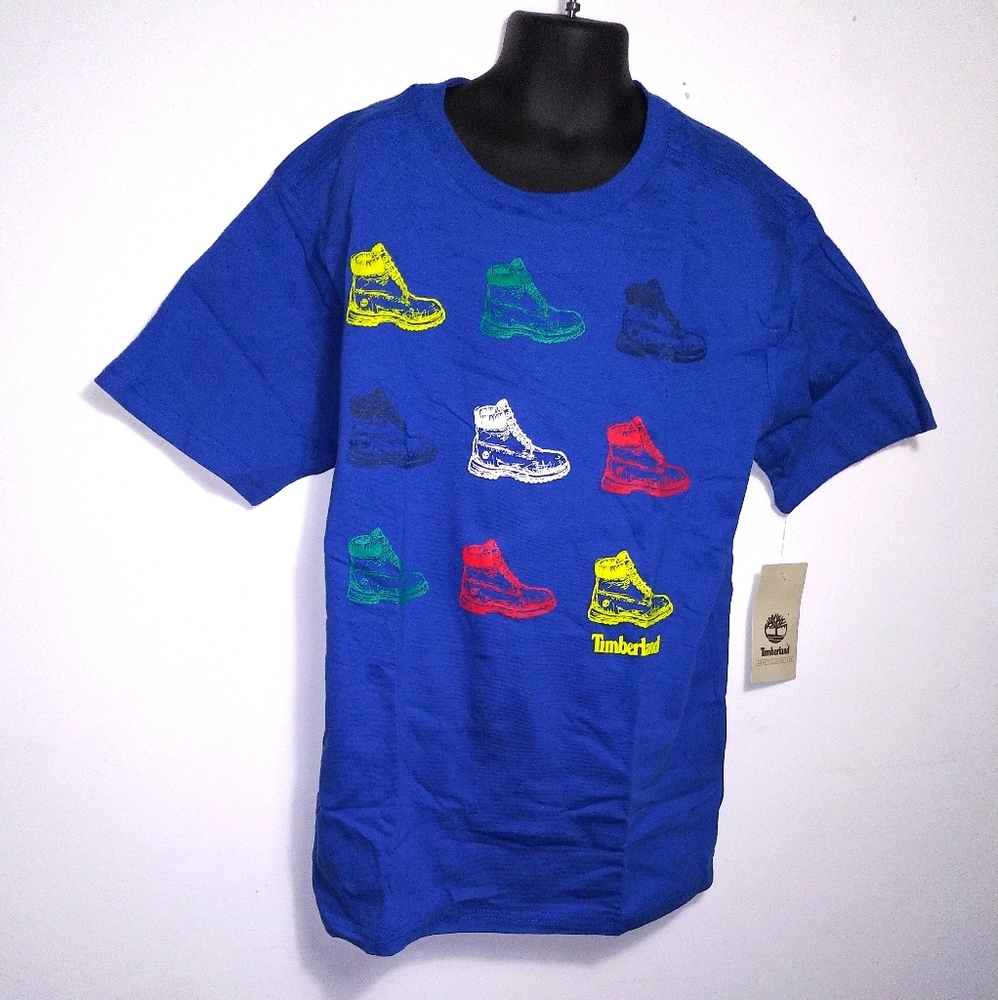 Timberland Shirt Boys Sz M(10-12) NWT